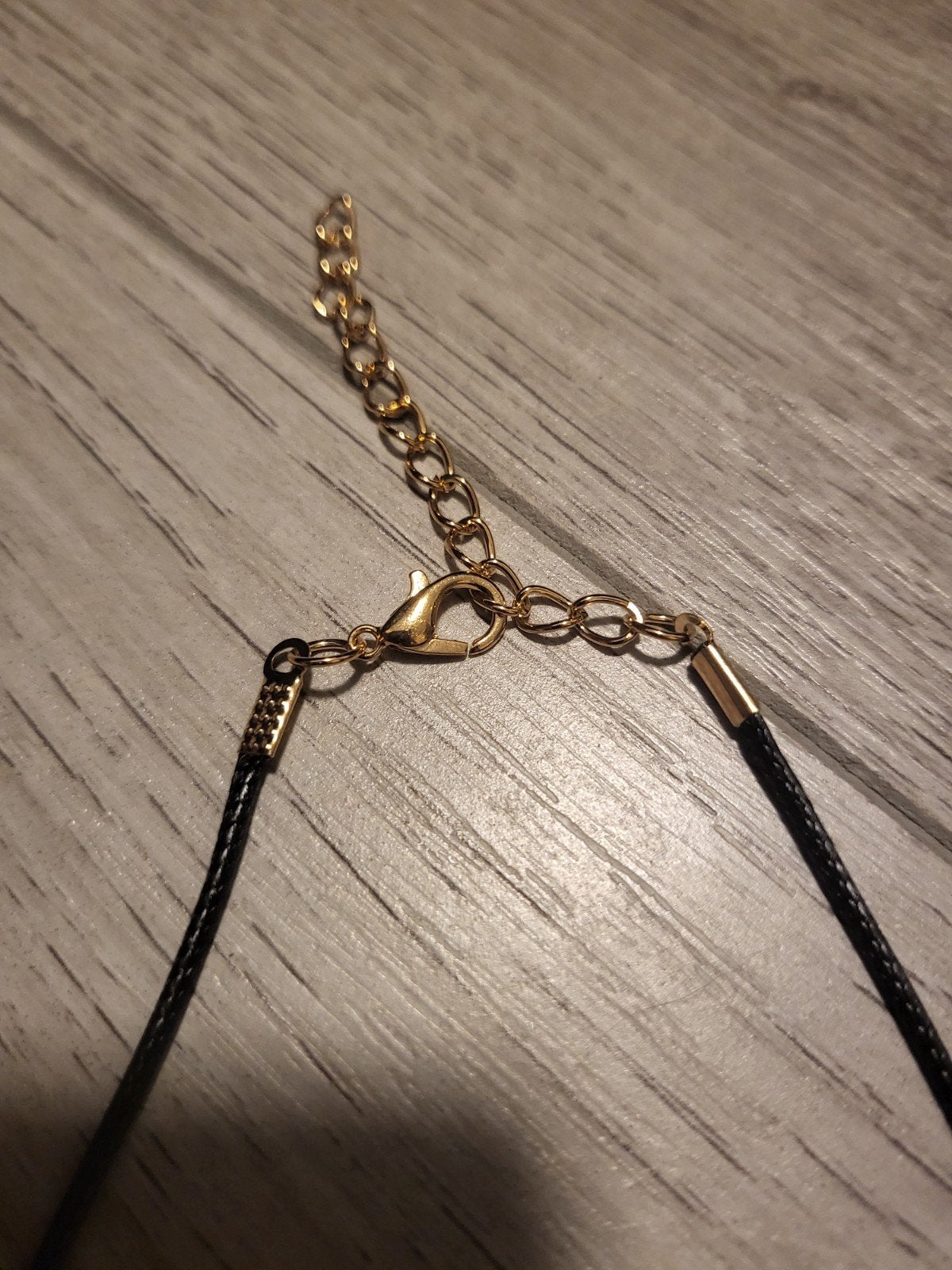 Nieuwe Ketting met Kristallen Hanger, Overige materialen, Zwart, Nieuw, Ophalen of Verzenden