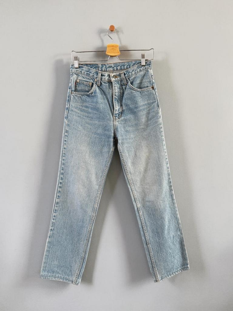 Levi’s 501 blauw jeans denim straight lichtblauw 28 x 30, Ophalen of Verzenden, Zo goed als nieuw, Blauw, W27 (confectie 34) of kleiner