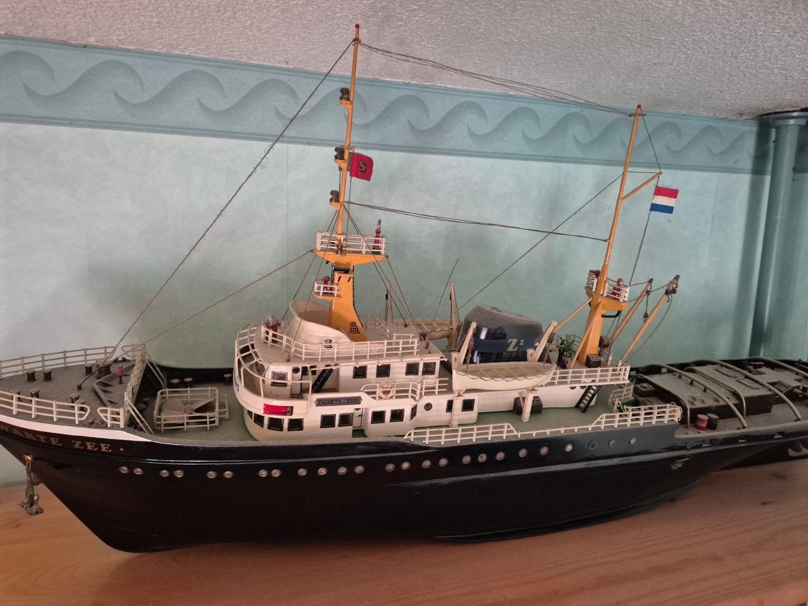 bestuurbaar sleepboot Zwarte Zee, Ophalen of Verzenden, Gebruikt, Groter dan 1:32, Overige merken