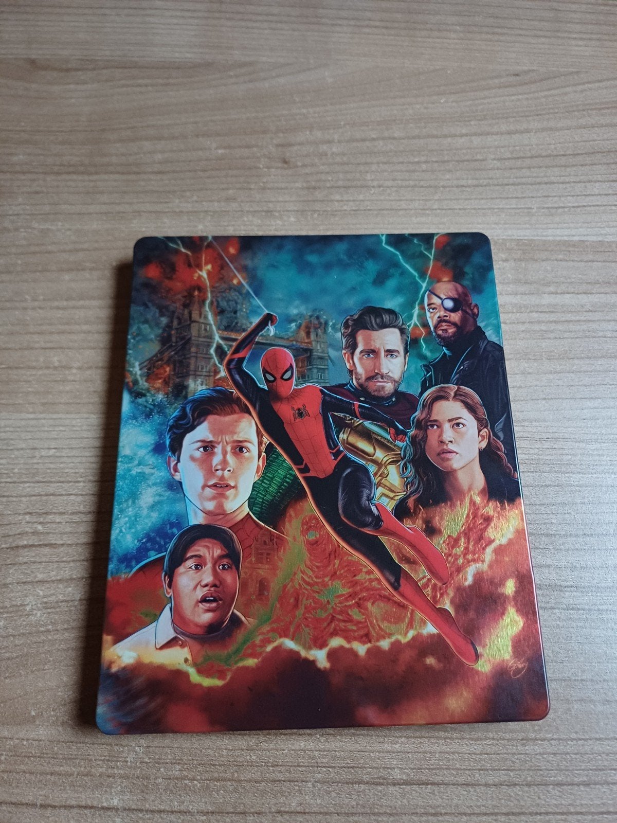 marvel Spider-man far from home blu ray steelbook, Cd's en Dvd's, Blu-ray, Verzenden, Zo goed als nieuw, Actie