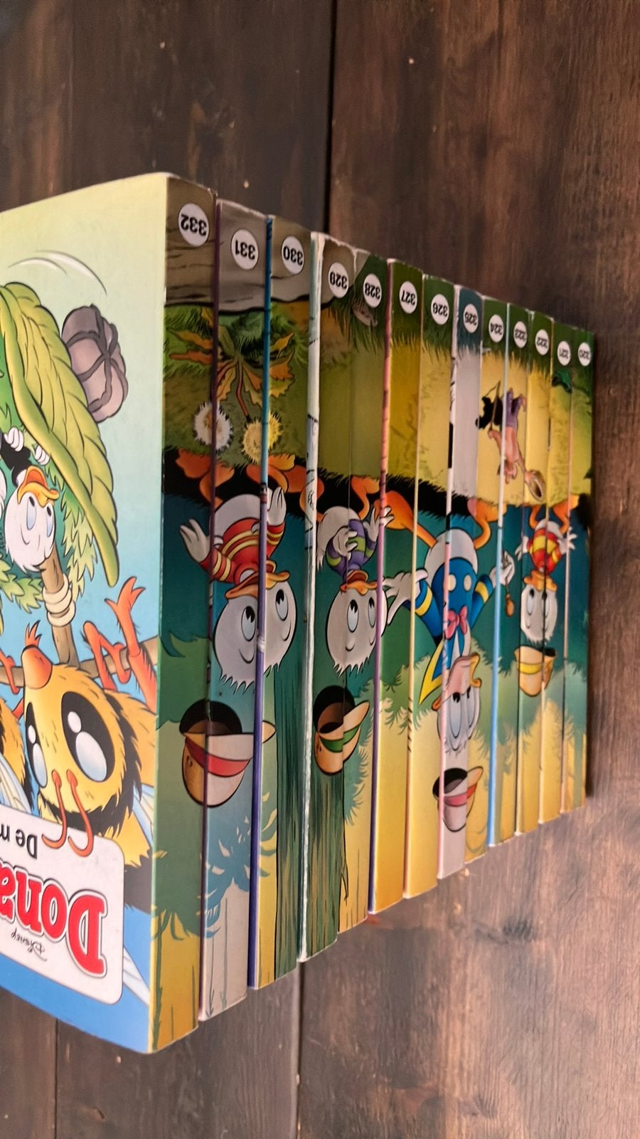 Donald Duck pockets complete rugtekening serie 320-332, Complete serie of reeks, Ophalen of Verzenden, Zo goed als nieuw