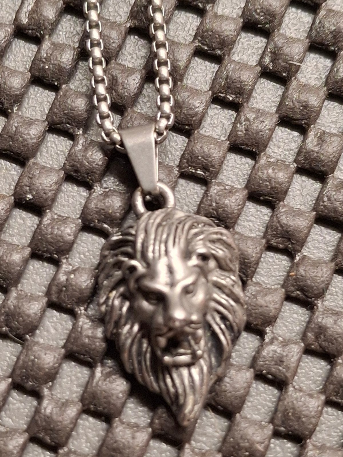 Ketting  hanger  leeuw, Ophalen, Zilver, Overige materialen