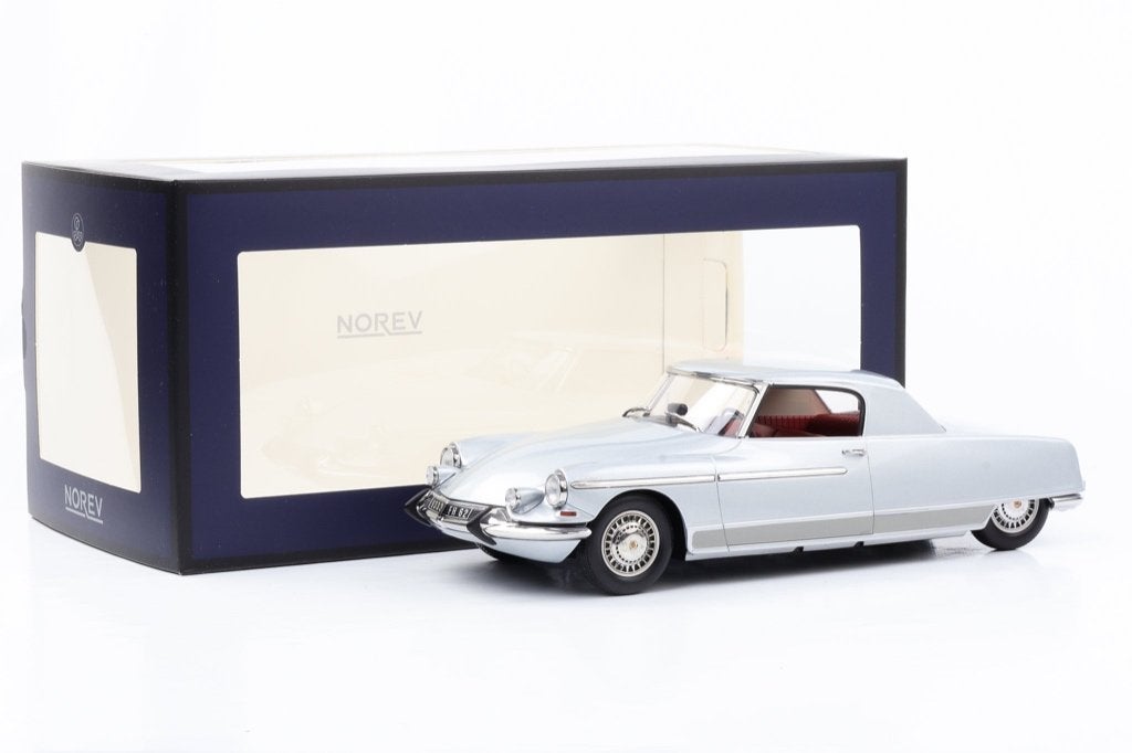 Citroen DS19 Chapron Le Dandy zilvergrijs Norev LIMITED 1:18, Hobby en Vrije tijd, Ophalen of Verzenden, Nieuw, Auto, Norev