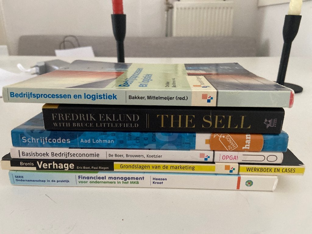 Studieboeken ondernemerschap en retailmanagement, Gelezen, Noordhoff Uitgevers, Beta, HBO