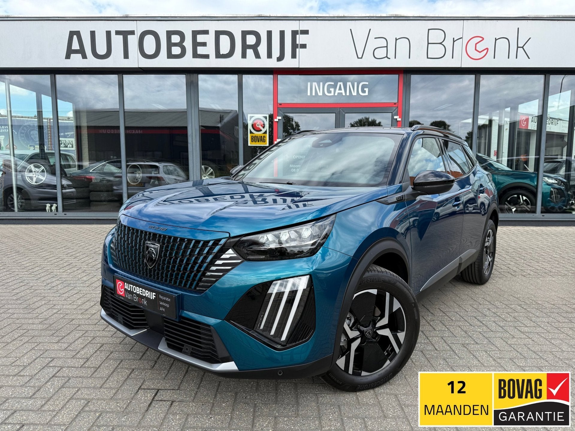 Peugeot 2008 1.2 PureTech 130PK GT | Carplay | Camera | Crui, Auto's, Gebruikt, Euro 6, 1199 cc, Blauw
