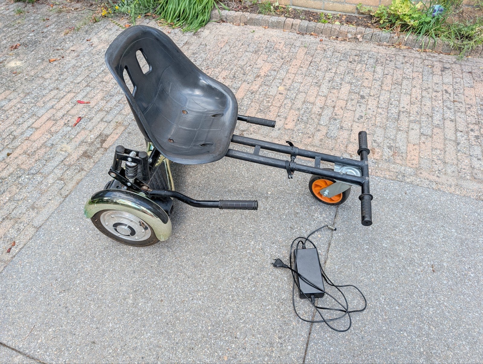 Hoverboard met kart en oplader, Ophalen, Gebruikt