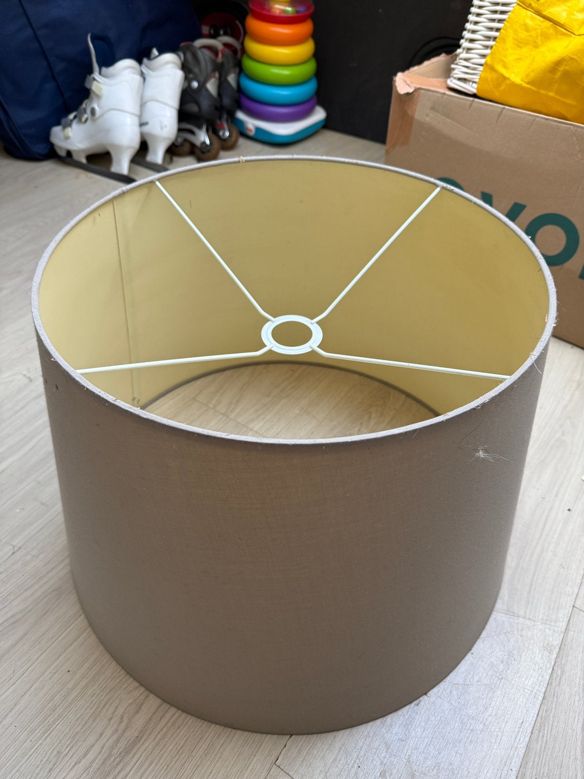 Te koop lampenkap, Ophalen, Zo goed als nieuw, Rond