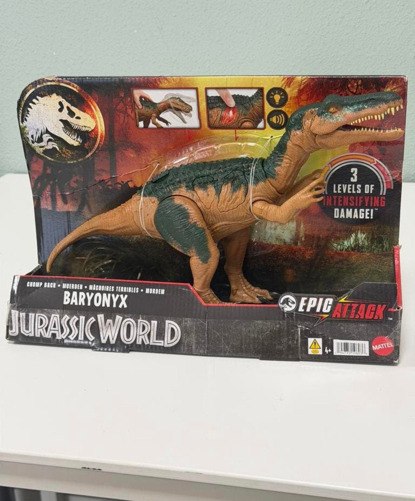 Jurassic World Park Baryonyx Epic Attack - Nieuw Zeldzaam, Actiefiguur of Pop, Nieuw, Ophalen of Verzenden, H