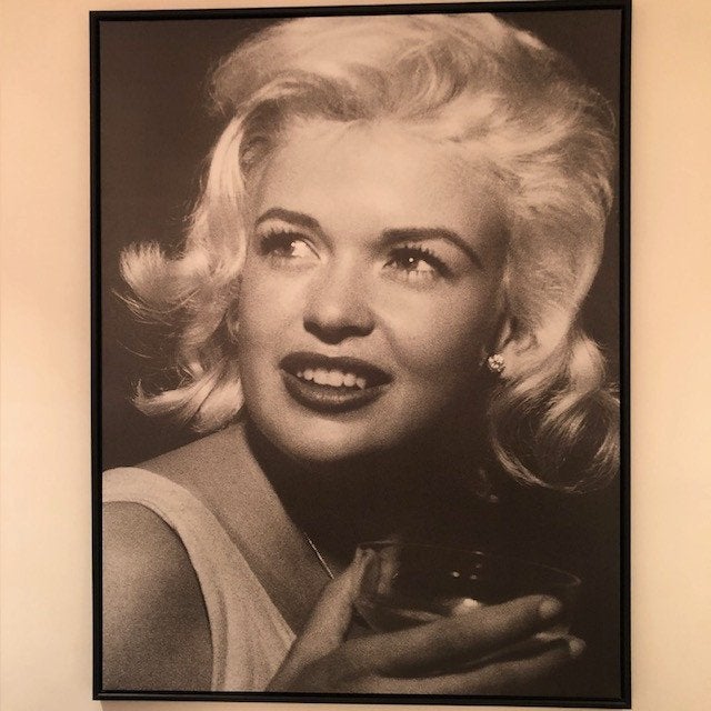 XXXL Eichholtz FOTO PRINT canvas ingelijst Jayne Mansfield, Verzamelen, Ophalen, 1980 tot heden, Foto, Zo goed als nieuw