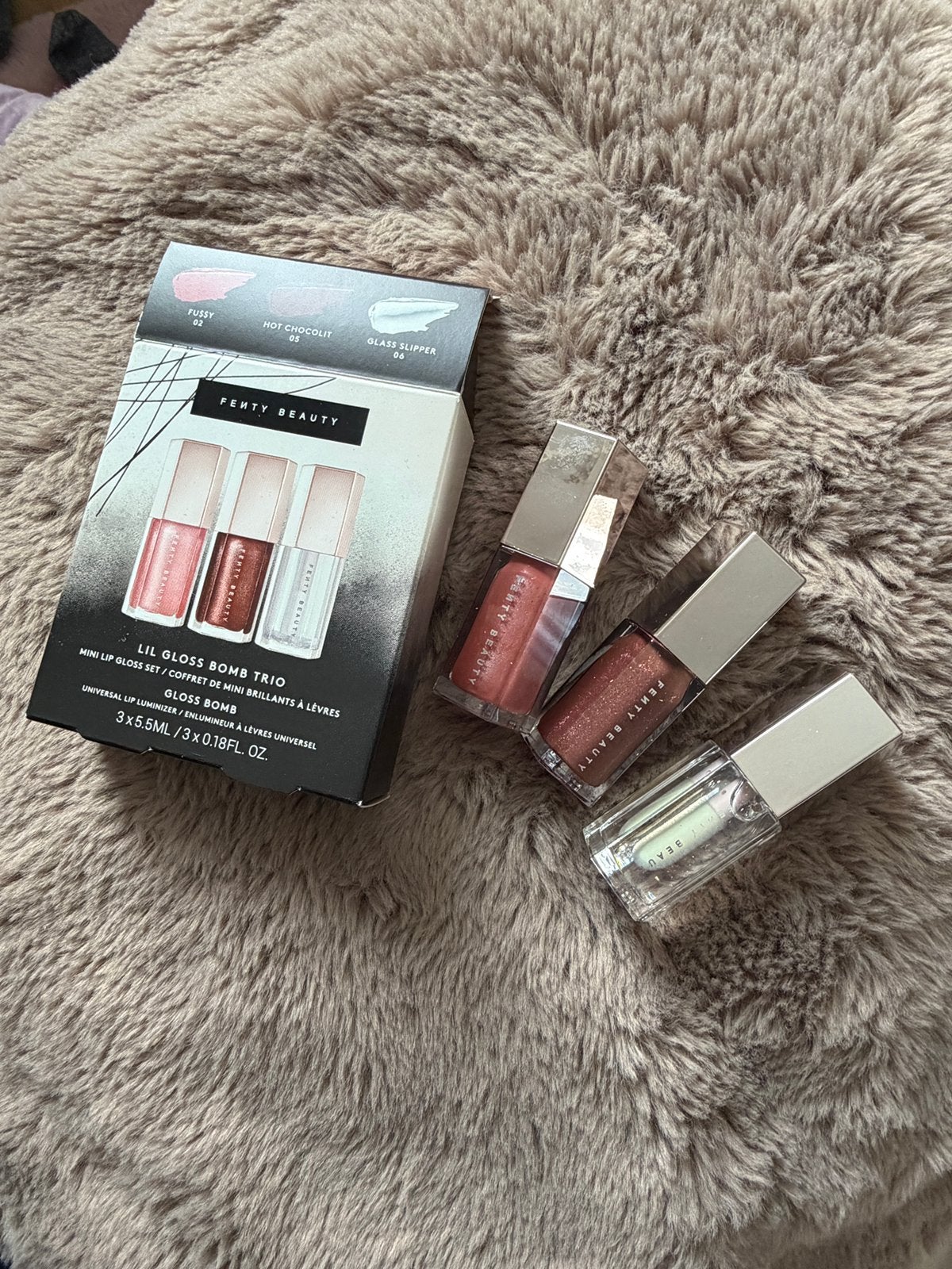 Fenty Beauty Mini Gloss Bomb Trio-Brand New, Lippen, Nieuw, Ophalen of Verzenden, Make-up