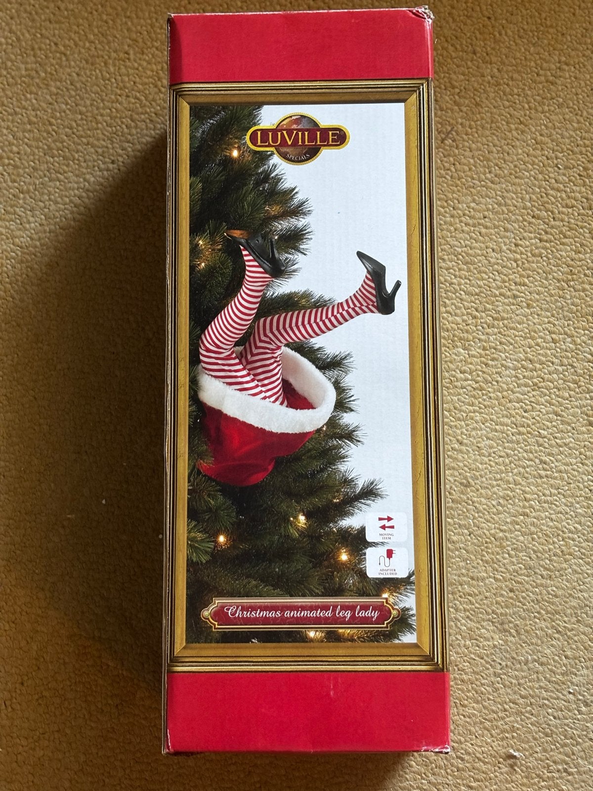 Kerst vrouw benen voor in de boom, Diversen, Kerst, Ophalen of Verzenden, Zo goed als nieuw