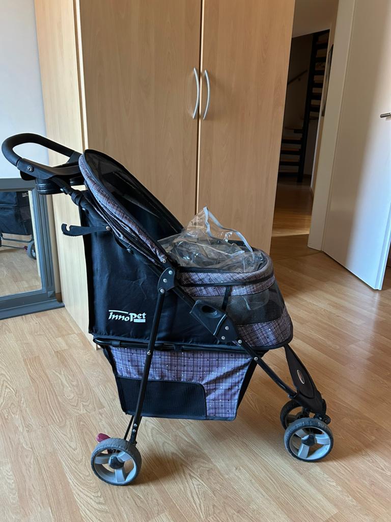 Honden buggy, Ophalen, Gebruikt
