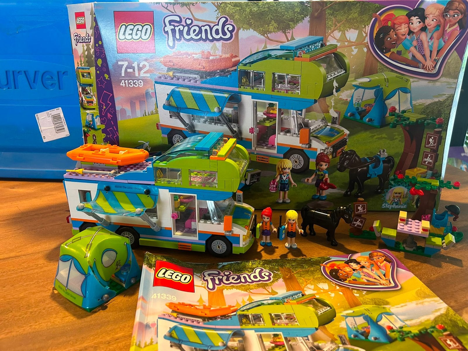 Lego Friends 41339 Mia's camper, Ophalen of Verzenden, Zo goed als nieuw