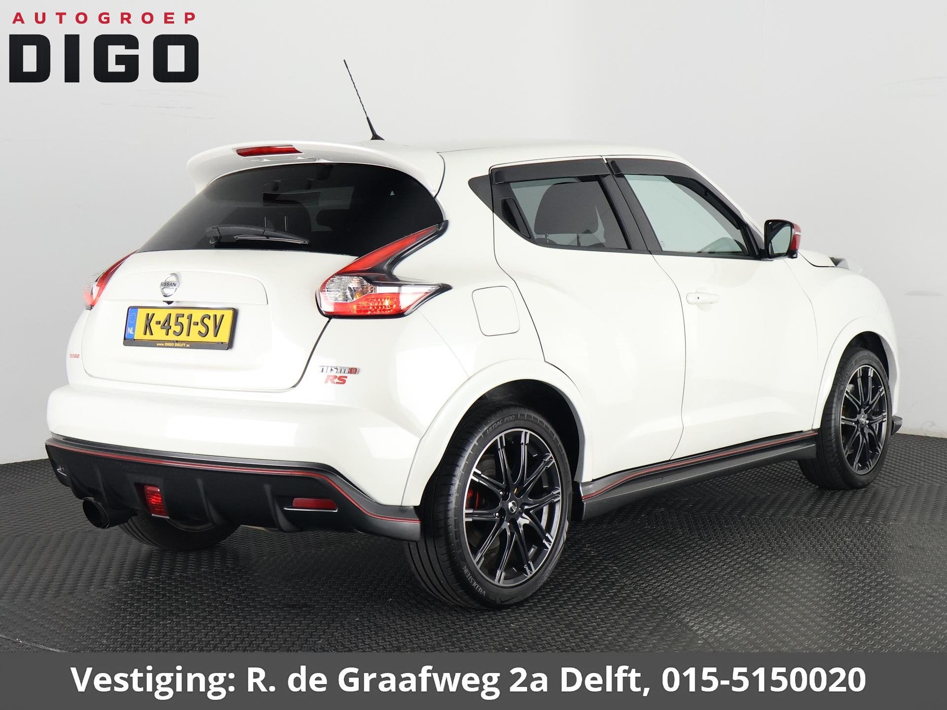 Nissan Juke 1.6 DIG-T All Mode Nismo RS | 360° Camera | Nav, Automaat, Gebruikt, 4 cilinders, Wit