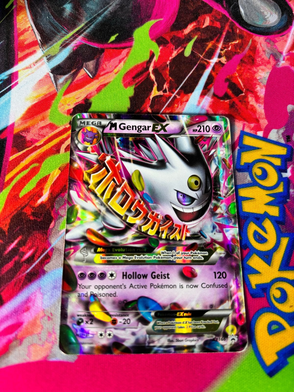 M Gengar xy166, Hobby en Vrije tijd, Verzamelkaartspellen | Pokémon, Ophalen, Gebruikt, Losse kaart