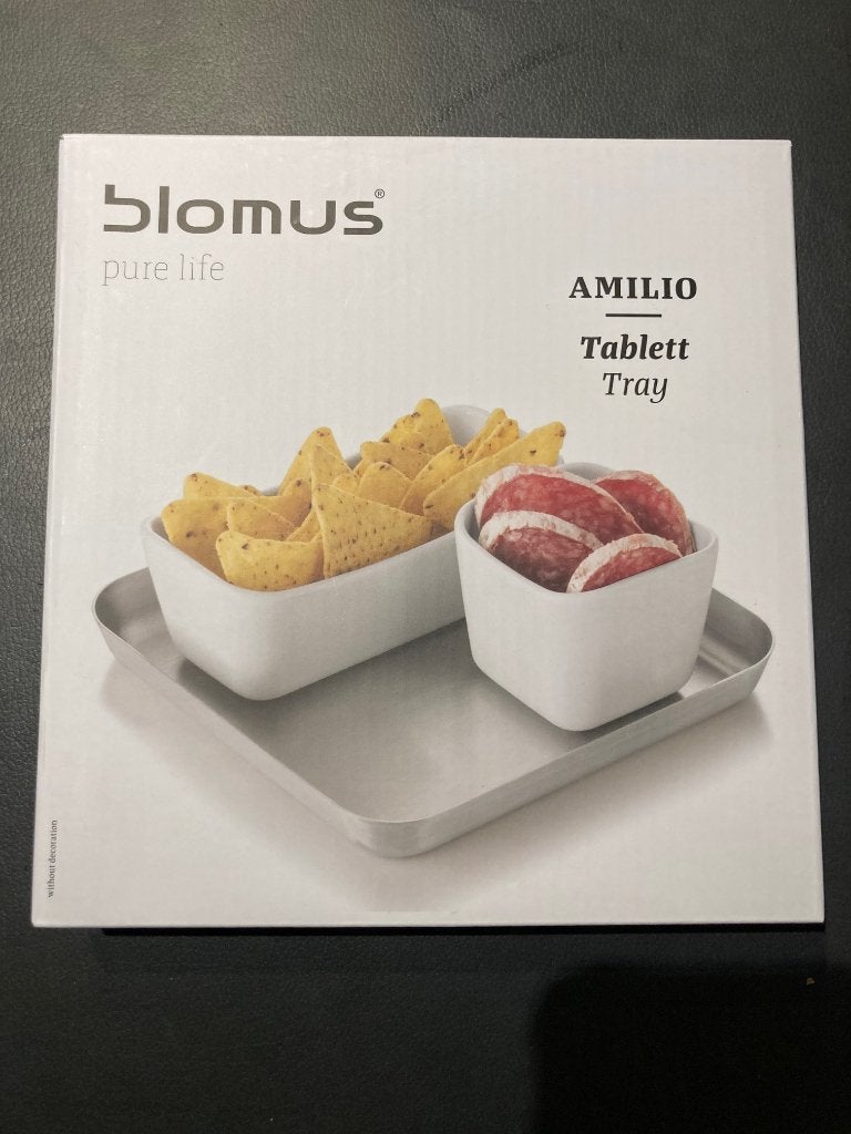 Blomus RVS Schaal Amilio 17 x 17 cm per stuk, Ophalen of Verzenden, Nieuw, Metaal