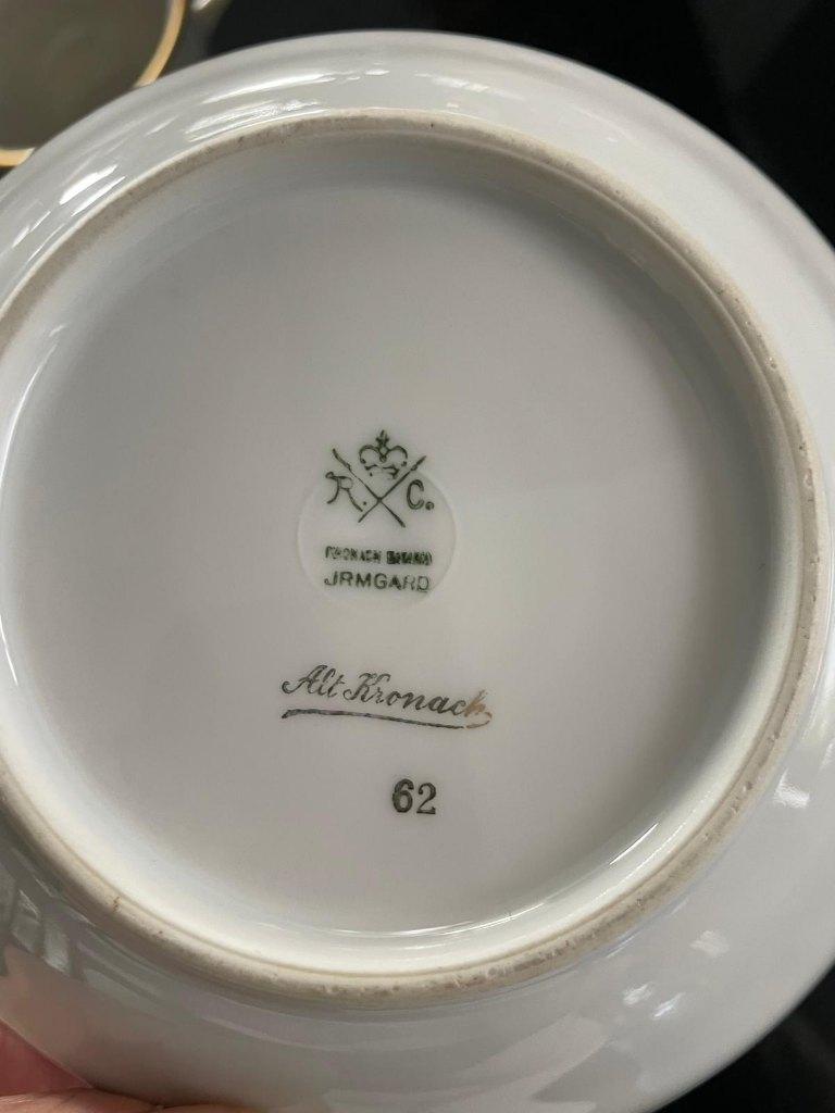 Sammeltasse 'Alt kronach 62', Ophalen, Zo goed als nieuw, Porselein, Kop en/of schotel