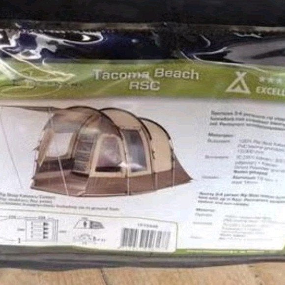 Bardani tent, Caravans en Kamperen, Ophalen, Tot en met 4