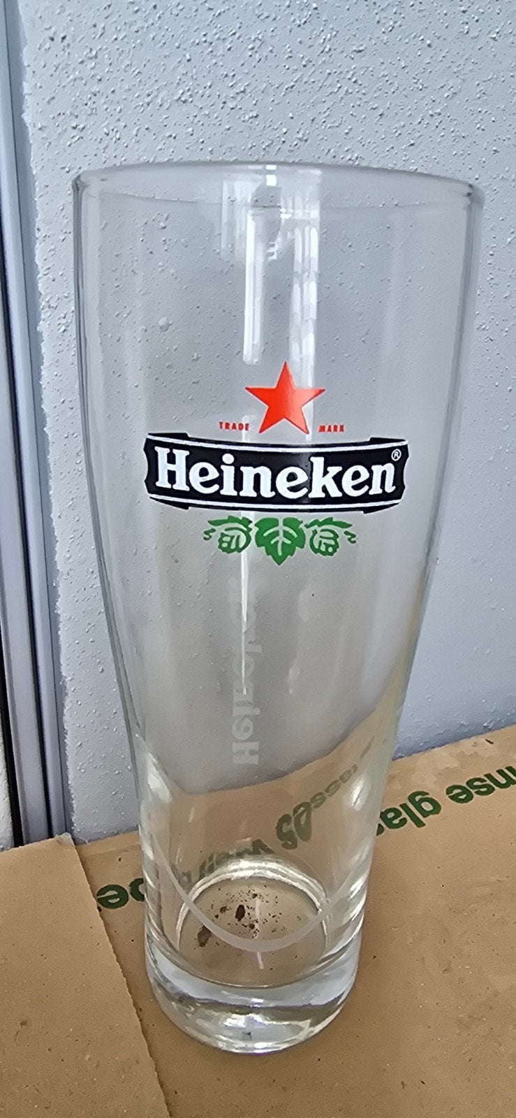 Heineken glazen, Verzamelen, Biermerken, Ophalen of Verzenden, Nieuw, Glas of Glazen, Heineken