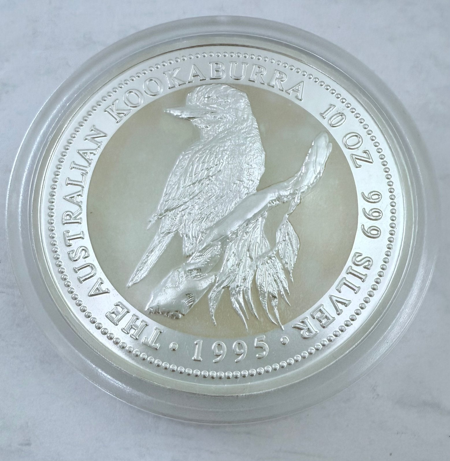 10 ounce 1995 Australian Kookaburra 999 zilver, Ophalen of Verzenden, Zilver