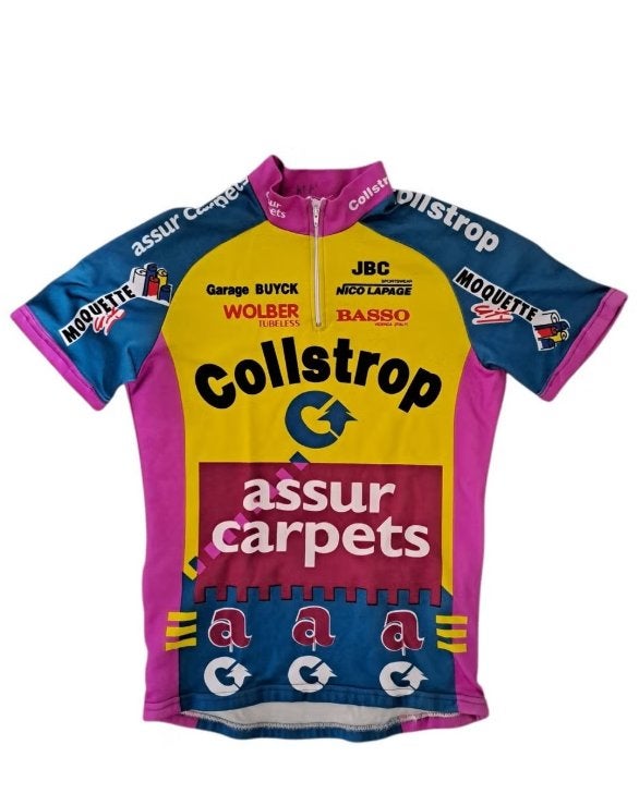 Wielershirt Collstrop - Assur Carpets 1993, Verzenden, Gebruikt, Heren, Bovenkleding