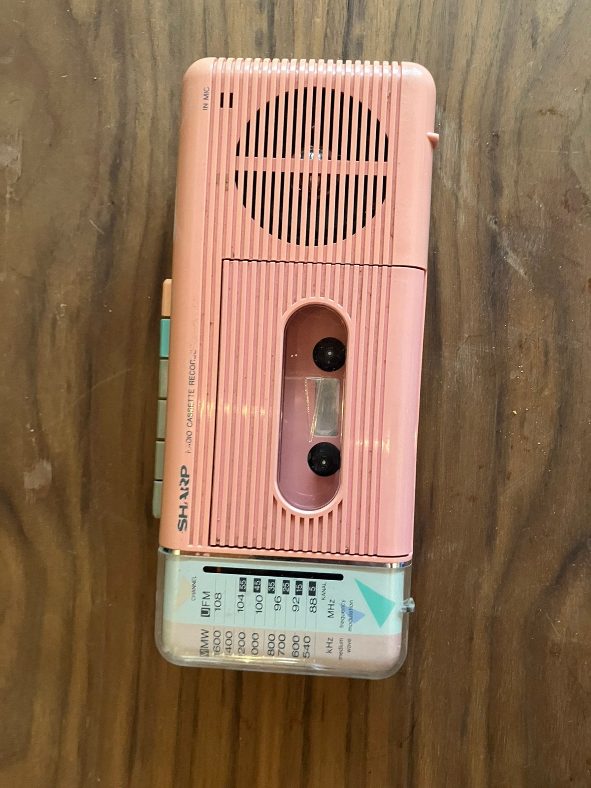 SHARP radio cassette recorder, Audio, Tv en Foto, Cassettedecks, Verzenden, Enkel, Overige merken