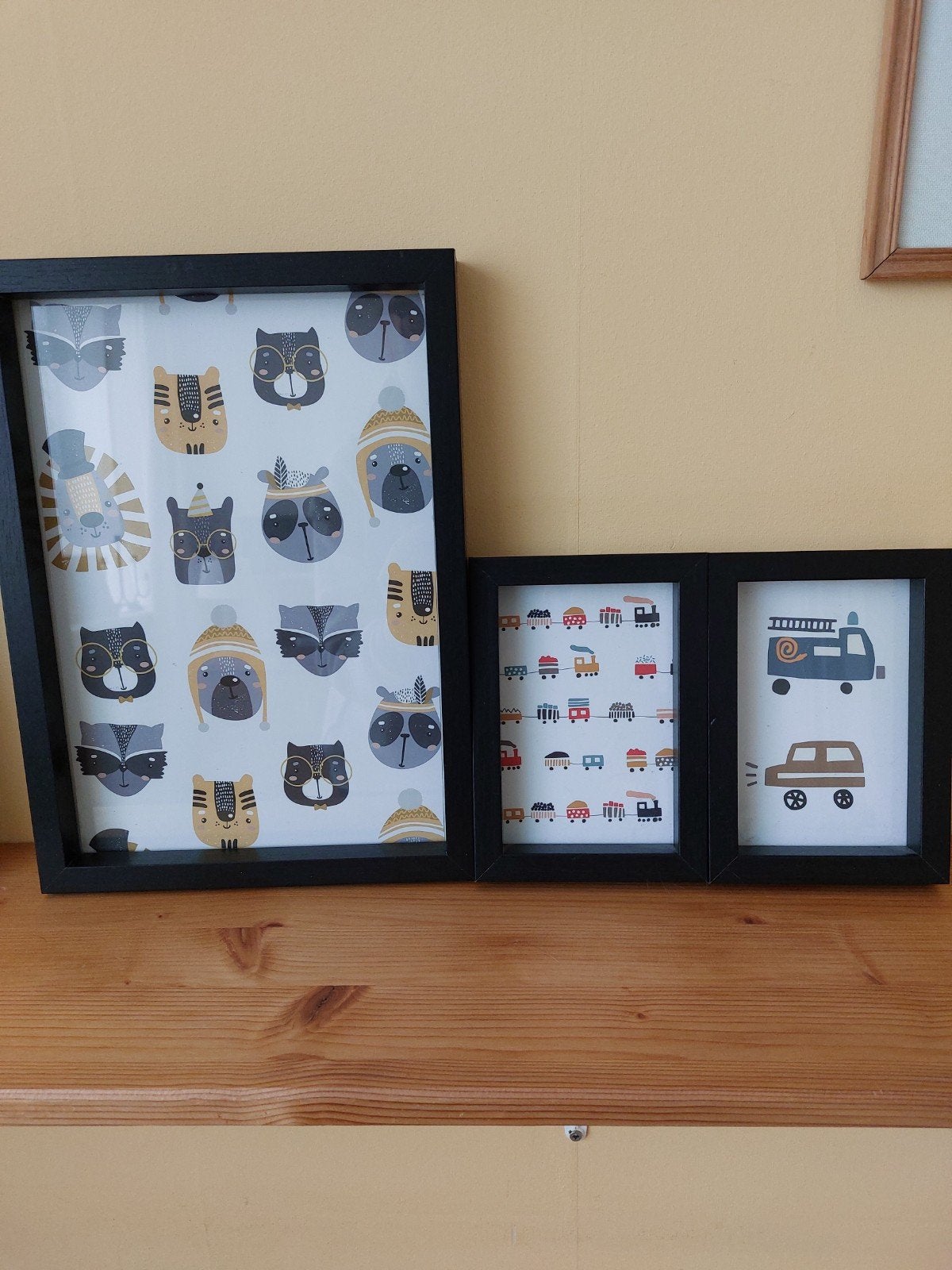 3 schilderijtjes kinderkamer, Ophalen of Verzenden, Wanddecoratie