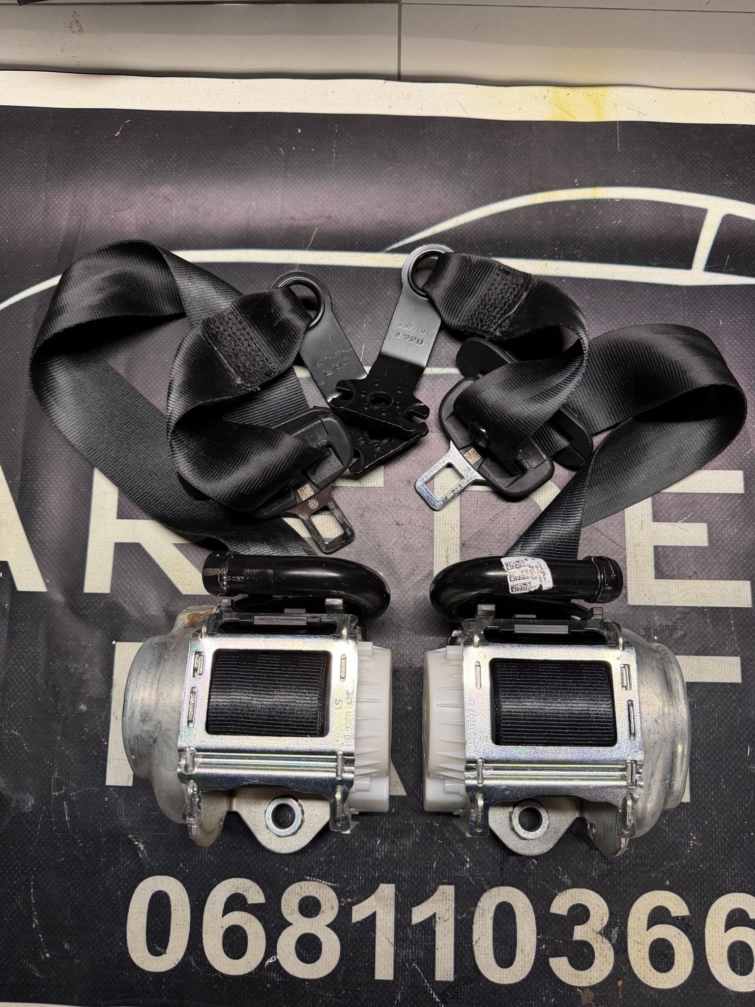 Volkswagen Arteon 3H Gordels L+R Achter 3G8857805 3G8857806, Gebruikt, -, Volkswagen, -