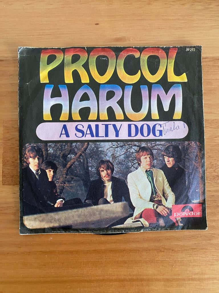 Procol Harum - A Salty Dog single vinyl, Ophalen of Verzenden, Gebruikt, Pop