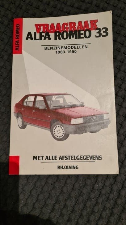 Vraagbaak Alfa Romeo 33 Benzine 1983-1990, Ophalen of Verzenden