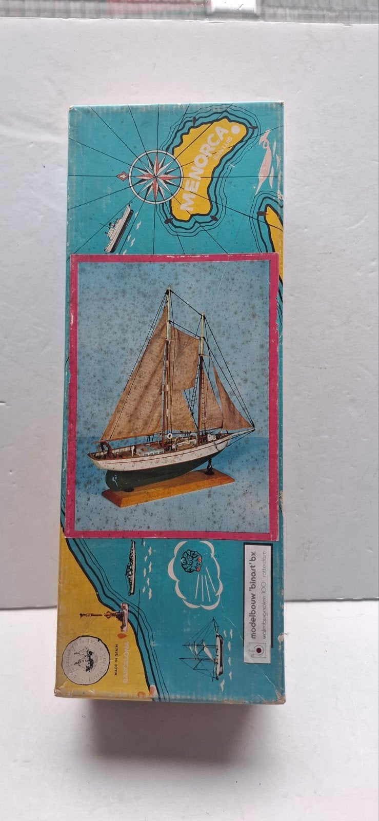 Vintage Modelbouw Kit "Blue Goose" Zeiljacht - Ongebouwd, Overige merken, Onbekend, Made in Spain, Gebruikt, Binar