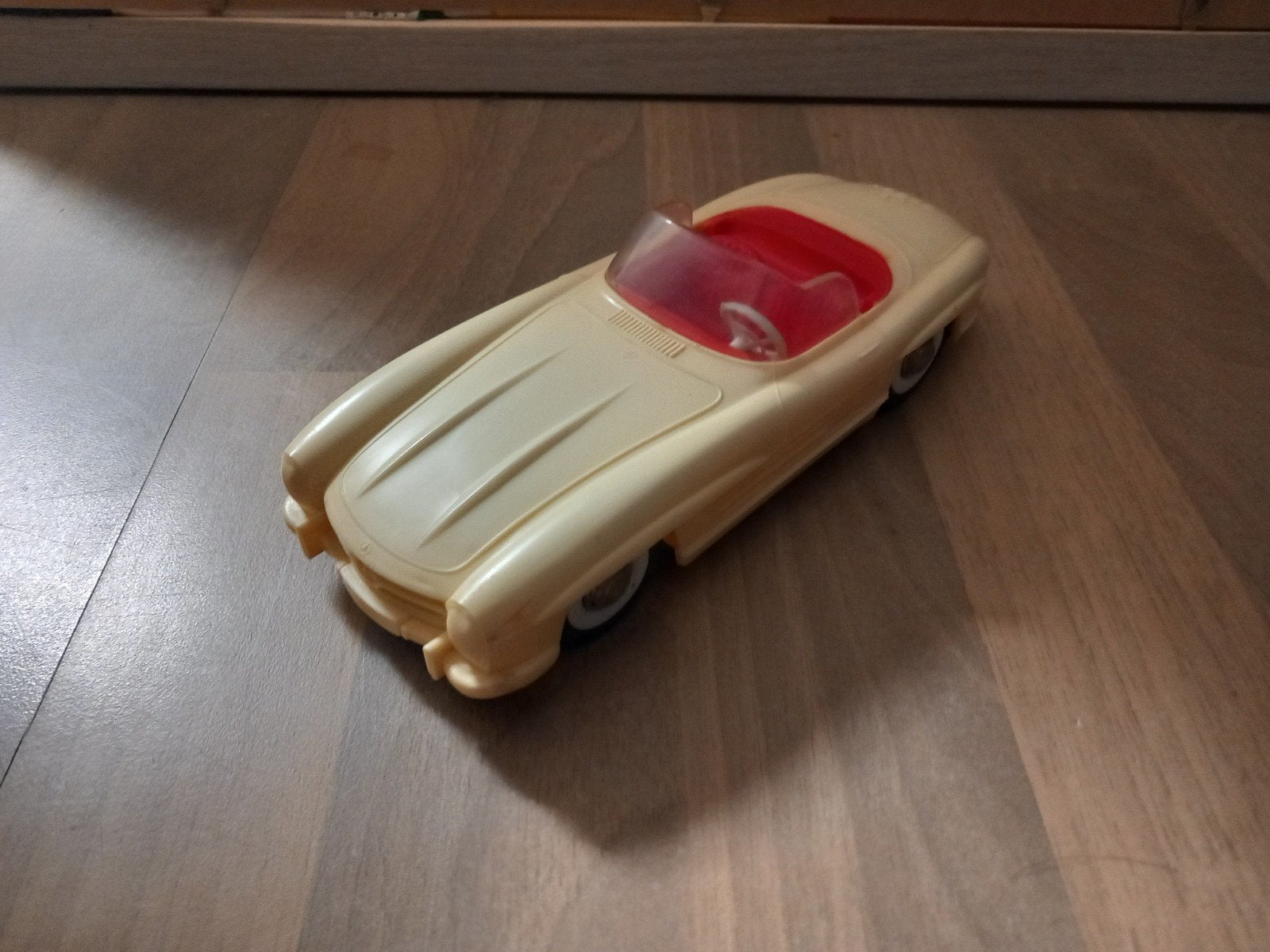 Vintage Mercedes 300 SL speelgoedauto (Made in W. Germany), Ophalen of Verzenden, Gebruikt