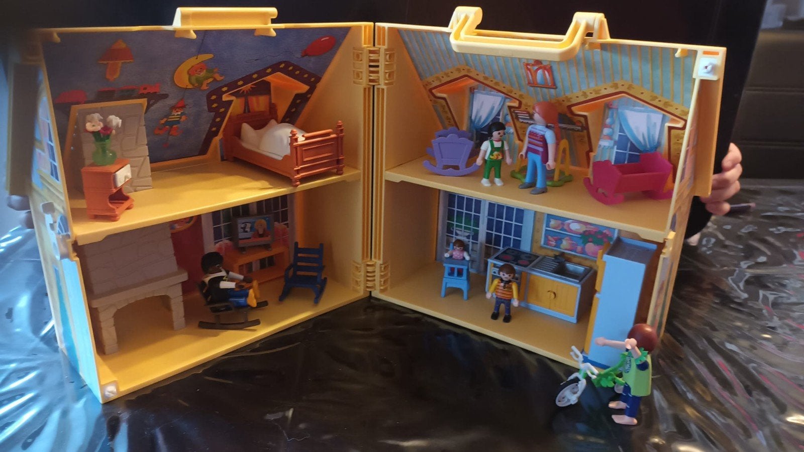 Playmobil Poppenhuis Draagbaar Speelhuis met Meubels, Ophalen of Verzenden, Gebruikt, Poppenhuis