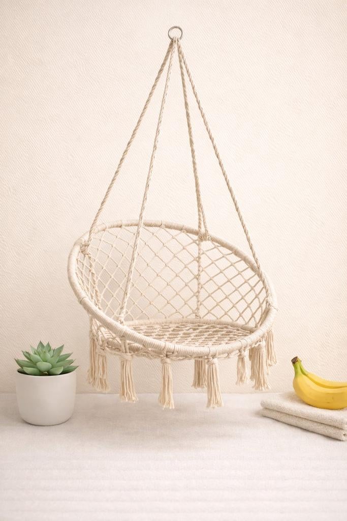 Macrame hangstoel, Ophalen of Verzenden, Eén