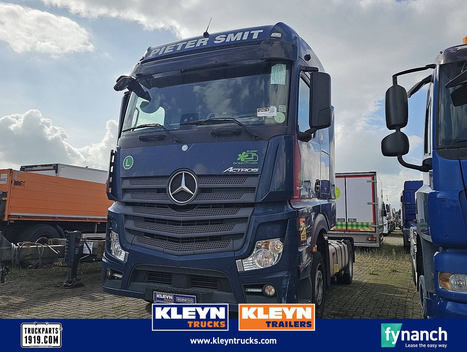MERCEDES-BENZ ACTROS 1840 gearbox broken, Automaat, Euro 6, 394 pk, Blauw