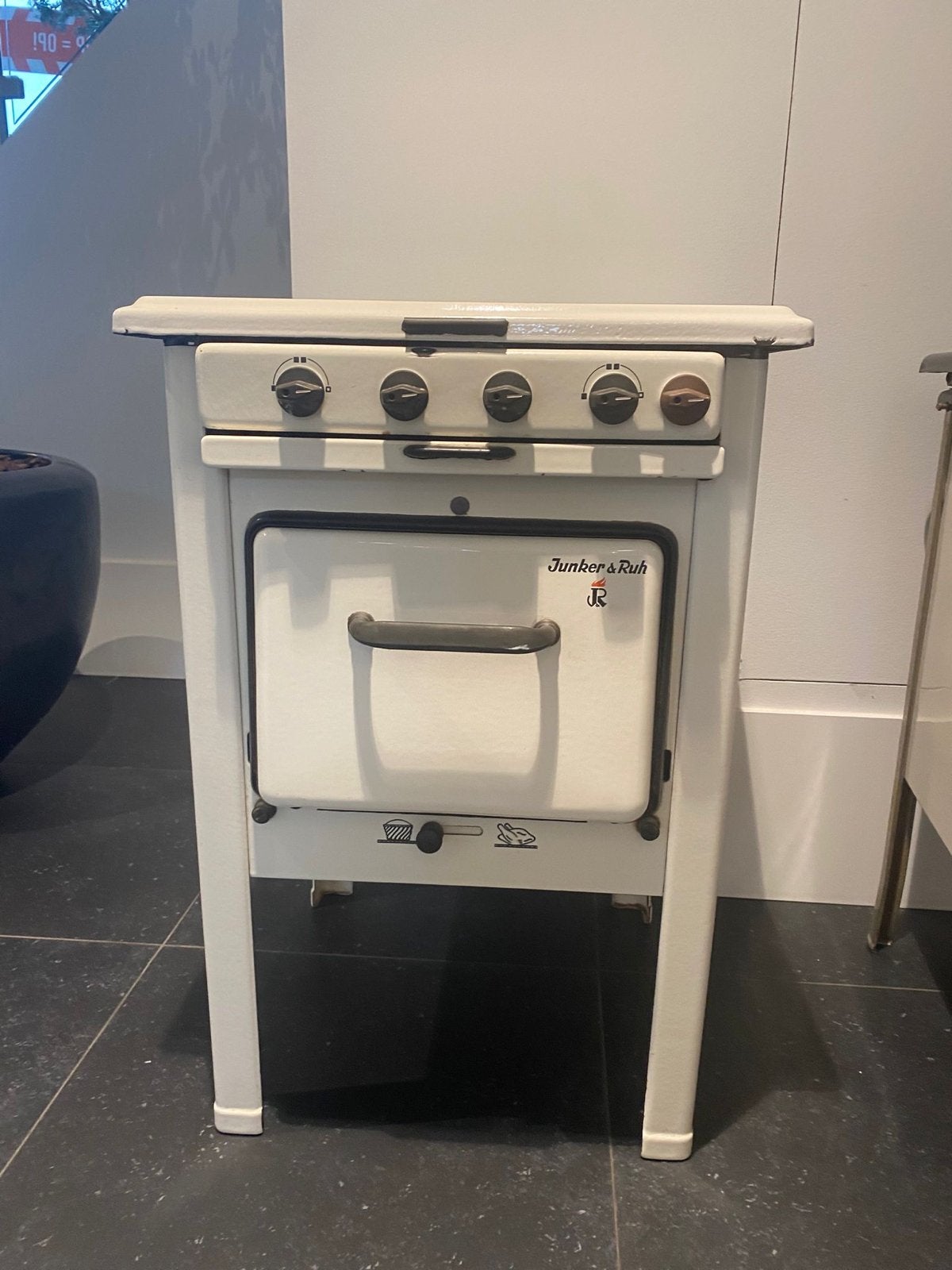 Junker & Ruh Vrijstaand Gasfornuis met Oven - Vintage, Ophalen, Gebruikt, 4 kookzones, Gas