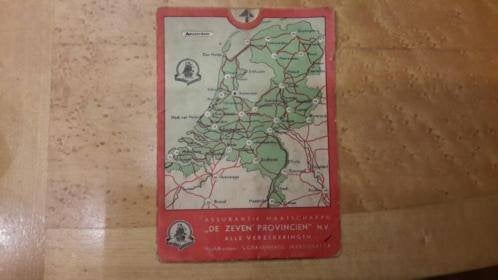 Retro Nederland mapje "De zeven provincien" N.V, Verzamelen, Ophalen of Verzenden, Huis en Inrichting