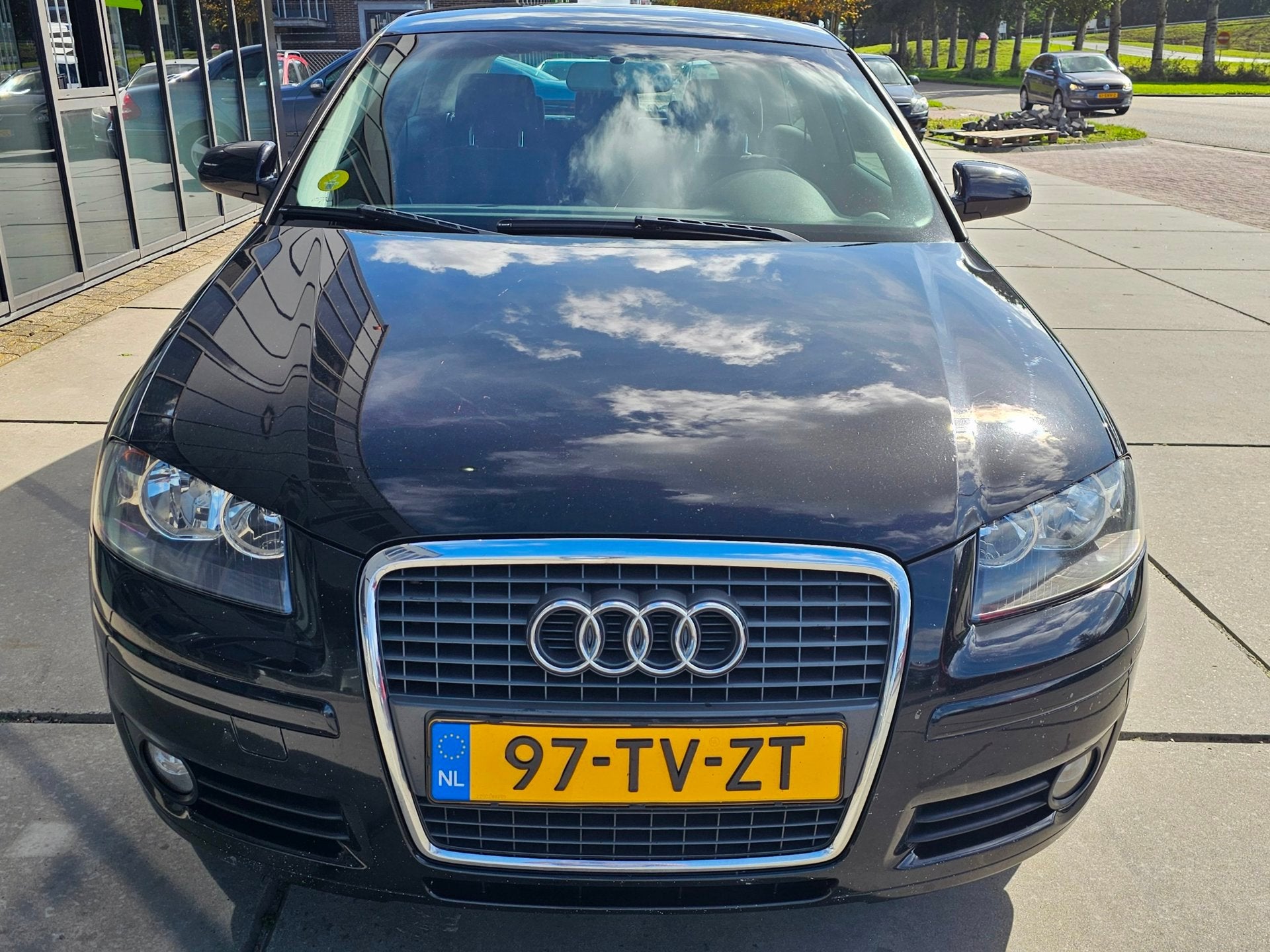 Audi A3 2.0 TFSI Ambition - Clima - Cruise -, Auto's, Stof, Gebruikt, 1984 cc, Zwart