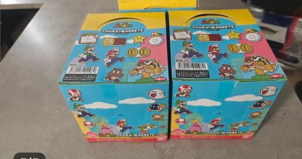 Mario magnets bandai wave 1-2 op=op, Ophalen of Verzenden, Nieuw