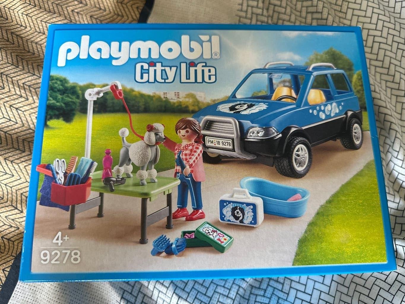 NIEUW: Playmobil City Life 9278 Mobiel honden salon, Complete set, Voertuig, Nieuw, Ophalen of Verzenden