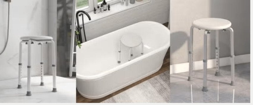 Medische douche kruk in hoogte verstelbaar (35,5 - 54cm), Diversen, Ophalen of Verzenden, Nieuw