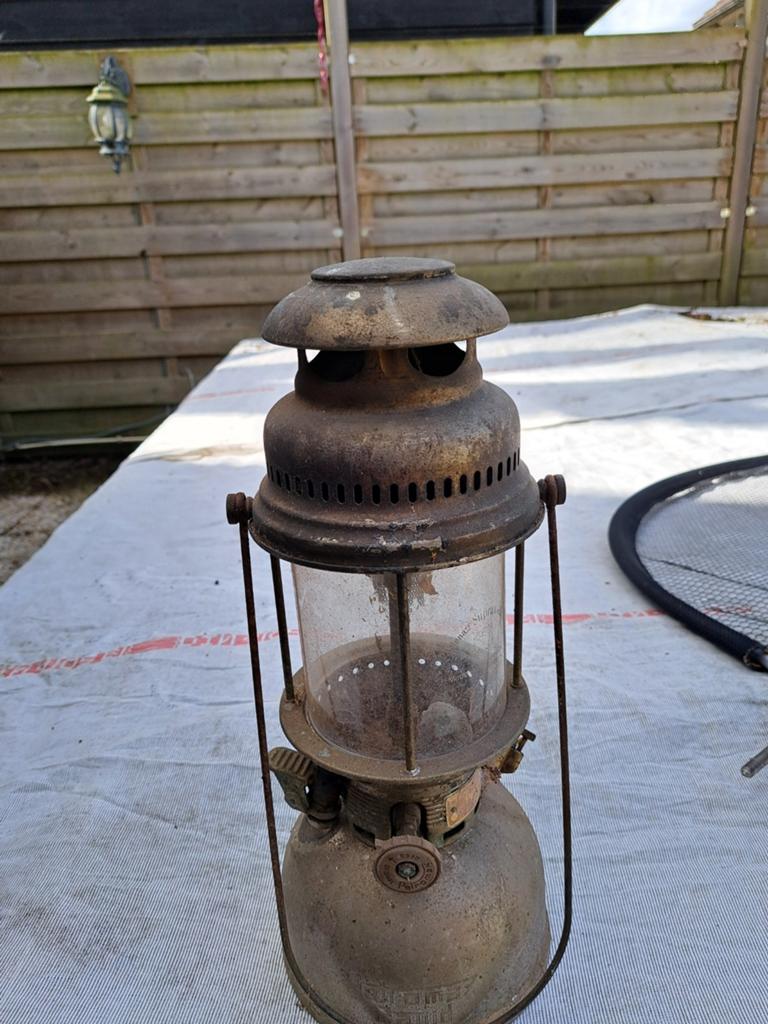 Visserslamp, Ophalen