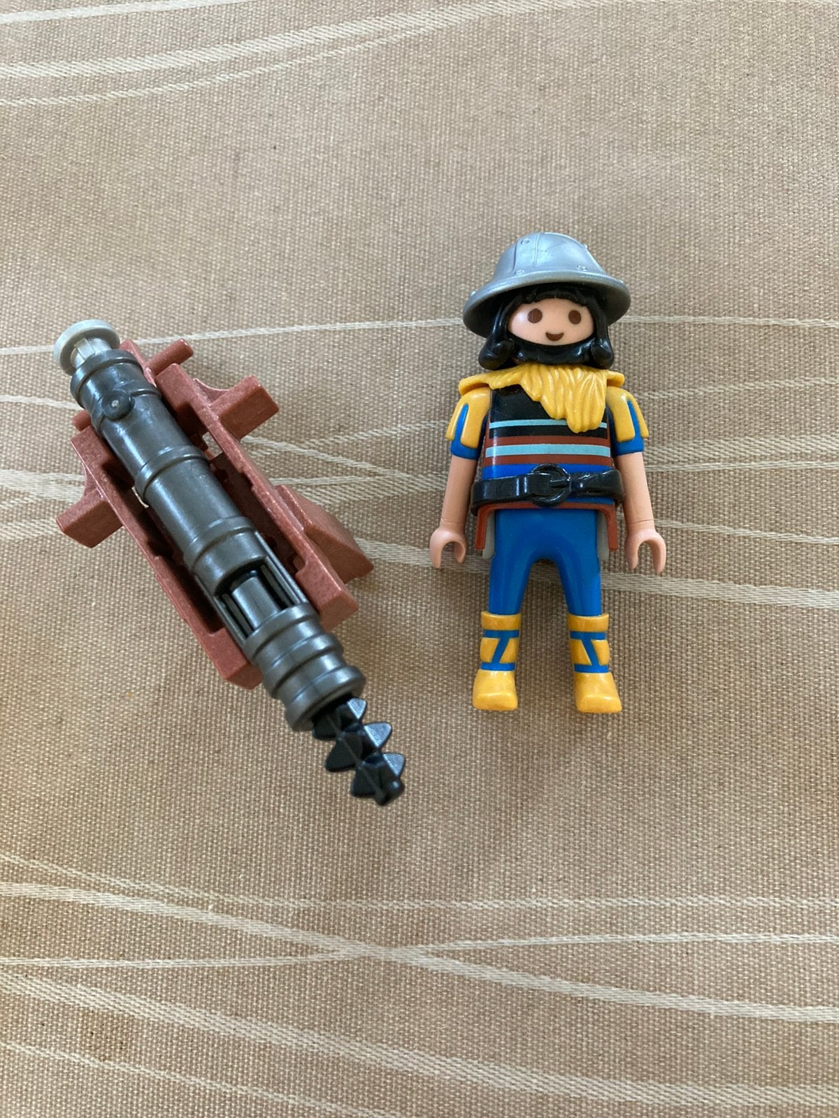 Playmobil stoere ridder met kanon., Ophalen of Verzenden, Zo goed als nieuw