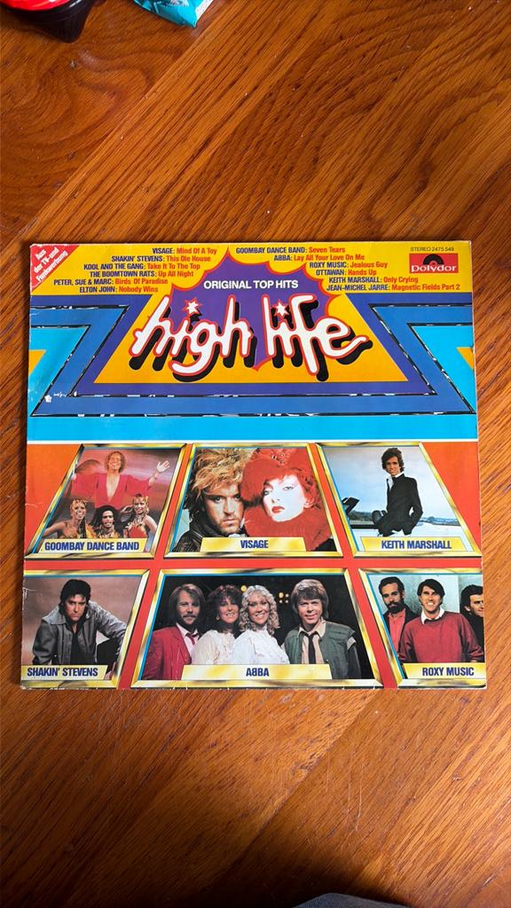 High Life - Original Top Hits LP (Diverse Artiesten), Ophalen of Verzenden, Gebruikt, 12 inch