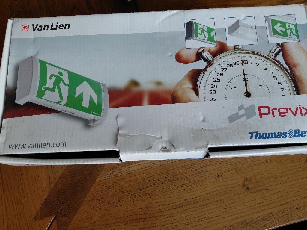 noodverlichting van   van Lien, Ophalen of Verzenden, Nieuw, Minder dan 50 watt, Lamp met armatuur