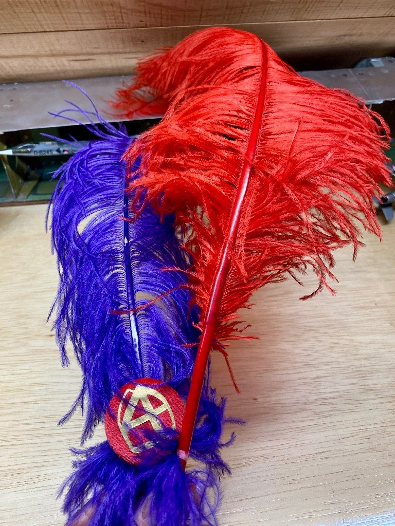 Pietenmuts veren, Ophalen of Verzenden, Gebruikt