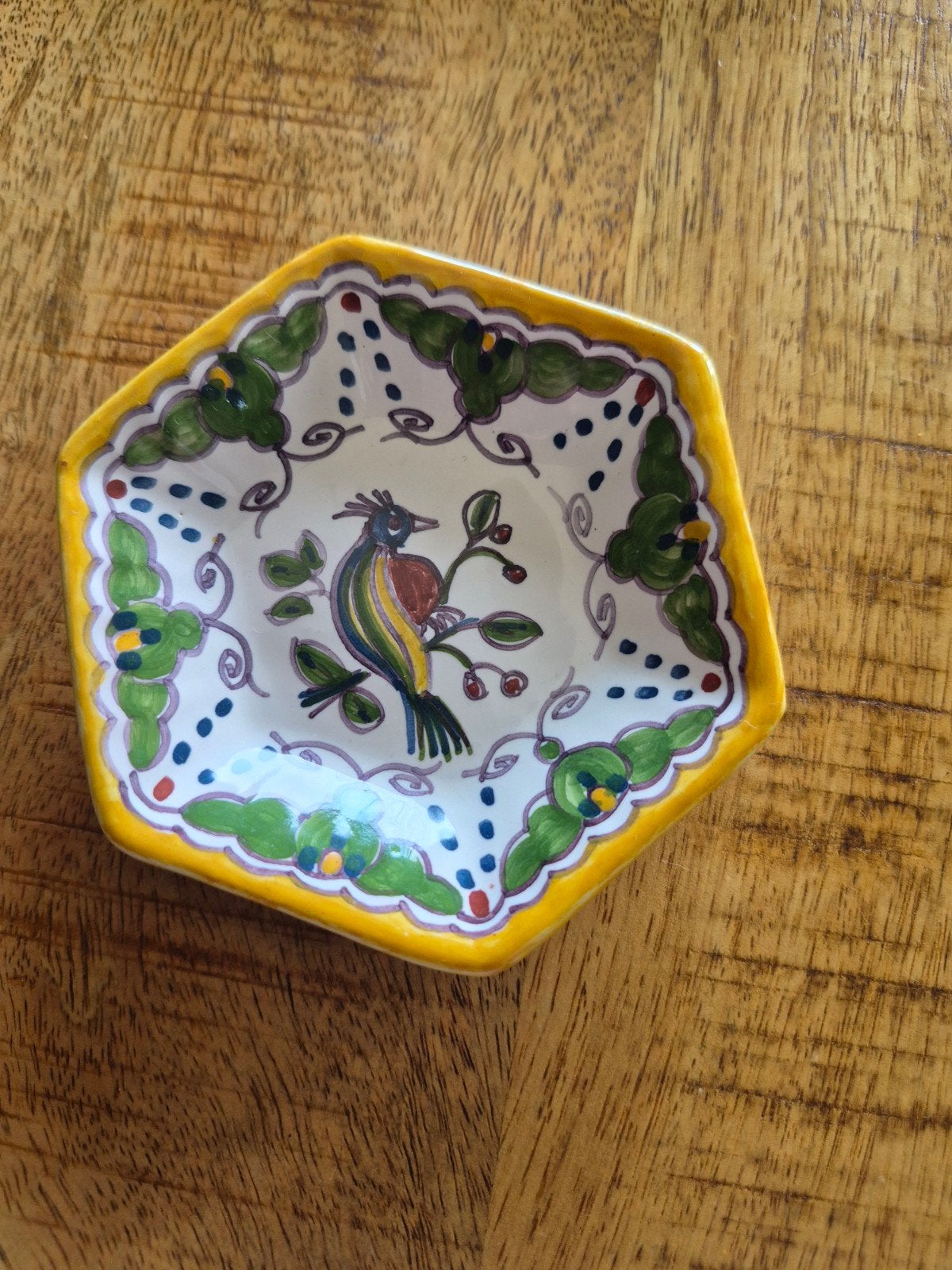 Makkum Tichelaar wandbordje met vogeldecoratie, Ophalen of Verzenden