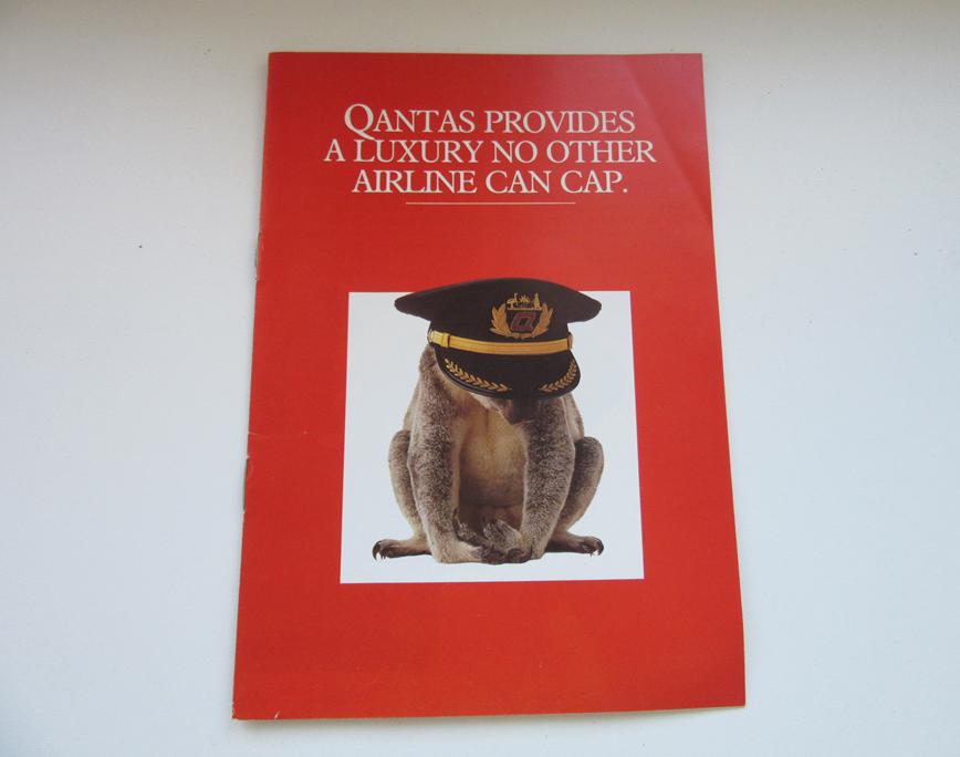 Qantas provides a luxury no other airline can cap brochure, Verzenden, Zo goed als nieuw, Overige typen