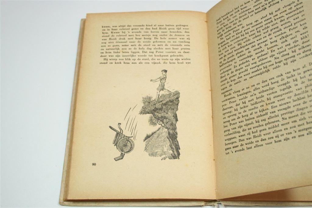 Heidi\'s Meisjesjaren — Vintage Jeugdboek [1949], Ophalen of Verzenden, Gelezen