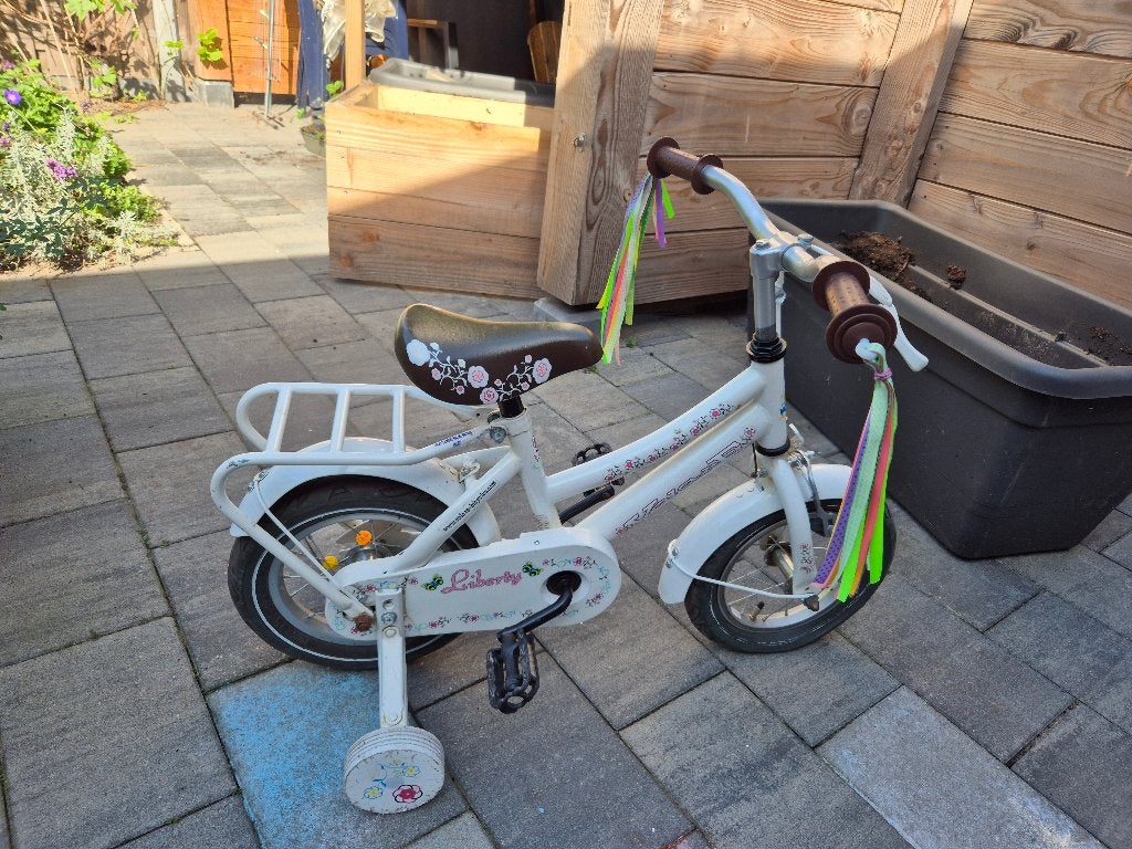 Kinderfiets, Fietsen en Brommers, Ophalen, Terugtraprem, Zijwieltjes, Gebruikt